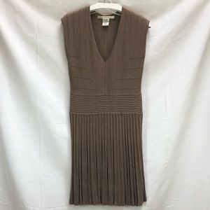 Max Studio V-Neck Sweater Dress